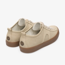 Camper Beige Flat Shoes Womens - Imar Online Ireland | XBJWC5690